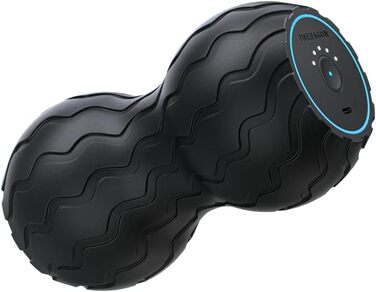 Ергономічний масажний ролер Therabody Wave Duo з Bluetooth, для спини, шиї та хребта, 5 режимів вібрації