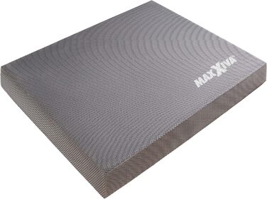 Балансувальний килимок MAXXIVA 50x40x6 см для фітнесу, йоги, пілатесу, фізіотерапії, сірий