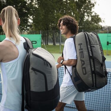Тенісна сумка HEAD Pro X XL для ракеток, унісекс, чорно-зелена