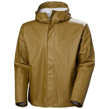 Чоловіча водонепроникна куртка Helly Hansen Essential від дощу, жовта (розмір L, Sepia)