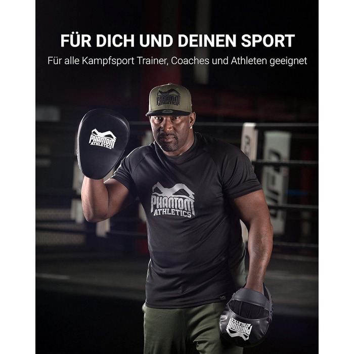 Набір боксерських подушок Phantom Athletics Pratzen - 2 шт. чорний/сірий