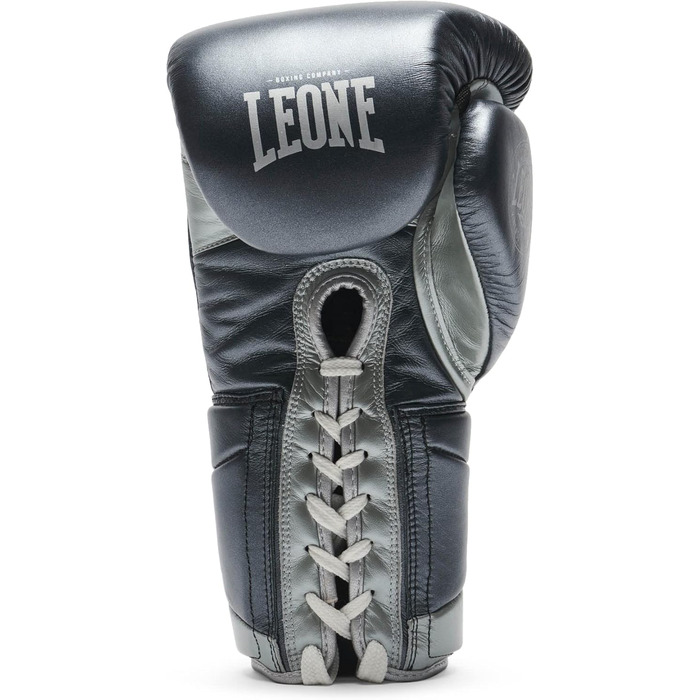 Боксерські рукавички Leone 1947 Authentic 2 Dunkelgrau 16 oz - професійні, темно-сірі