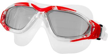Окуляри для плавання Aqua Speed BORA для дорослих, червоні