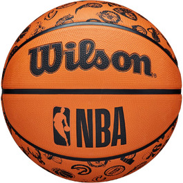 Баскетбольний м'яч Wilson NBA All Team для дорослих, універсальний
