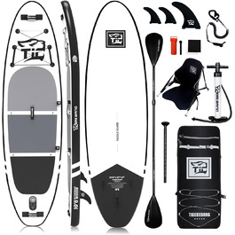 Надувний SUP-борд TIGERXBANG Defender-Pro, 320 см, чорний