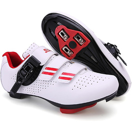 Велосипедні шкарпетки для чоловіків та жінок, велотуфлі для шосе, сумісні з Peloton, SPD, ARC, Look Delta - велоспорт, 43 EU