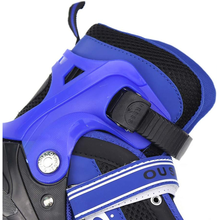 Дитячі ролики-кольоротки, регульовані, 3-в-1, для дівчаток та хлопчиків, розмір 31-38, блакитні