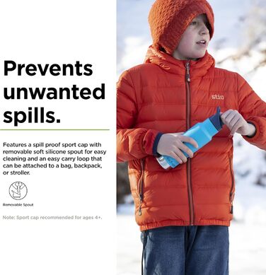 Пляшка для води Klean Kanteen Classic Sport для дорослих, унісекс