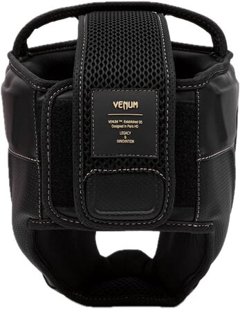 Захисний шолом Venum Impact Evo для чоловіків, універсальний розмір, чорний
