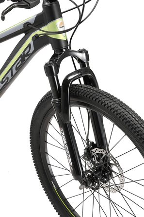 Дитячий гірський велосипед BIKESTAR 24 дюйми, алюмінієва рама, 21 швидкість Shimano, дискові гальма, для дітей від 9 років, синій