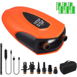 Електричний надувний насос SUP з акумулятором 12000mAh, 20 PSI - SUP, човни, каякі, кайтсерфінг