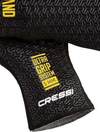 Рукавички для дайвінгу Cressi Jutland 5mm, неопренові, чорні, XL/5, Unisex