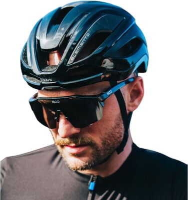 Велошолом Kask Elemento чорний, розмір M (52-58 см)