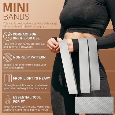 Набір для пілатесу: кільце 38 см, м'яч, гумки для фітнесу (3x, 2x) та килимок (Gletschergrau)