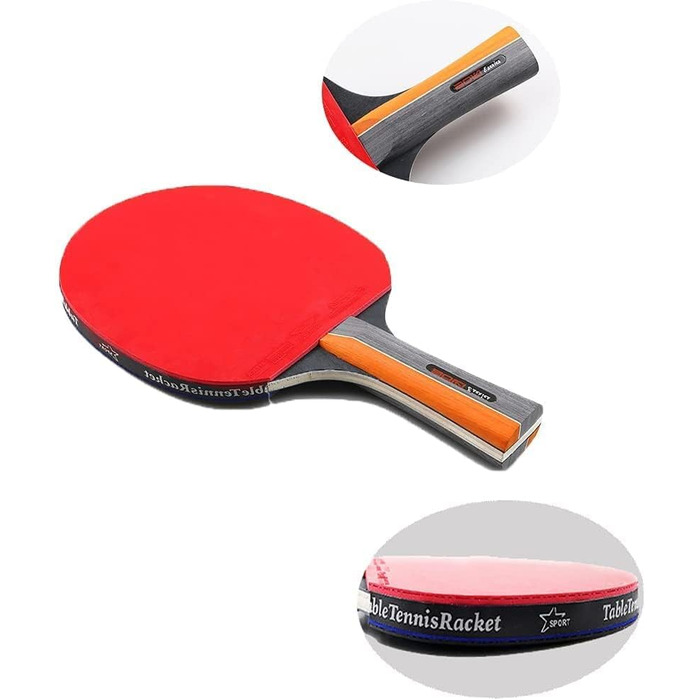 Професійний набір для настільного тенісу: 2 ракетки, 3 м'ячі, чохол. Ідеально для початківців та професіоналів