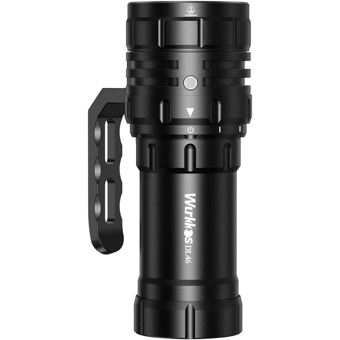 Ліхтар під водою Wurkkos 3000 Lumen з UV/Red світлом, 100 м, USB-зарядка, для дайвінгу та фотозйомки