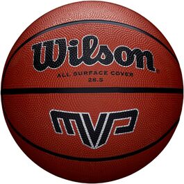 Баскетбольний м'яч Wilson MVP №7 для вулиці, асфальту, грануляту, оранжевий