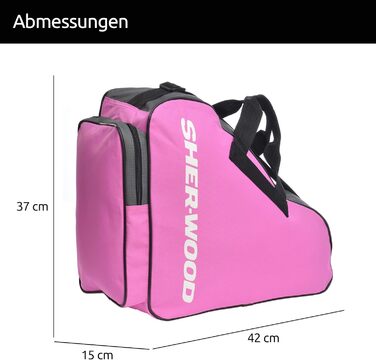 Сумка для ковзанів Sherwood: для ковзанярів та хокеїстів, рожева