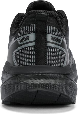 Кріцелі: бігові кросівки для чоловіків з широкою передньою частиною. Ідеальні для трейлраннінгу, бігу по дорогах, трекінгу, спорту та фітнесу. Чорний колір, розмір 44 EU