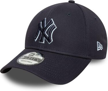 Кепка New Era New York Yankees MLB League Essential 9Forty, чорно-червона, регульована