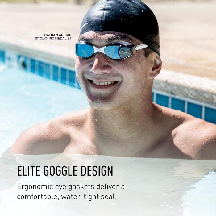 Розумні окуляри для плавання Finis Smart Goggle, унісекс, універсальний розмір, сині