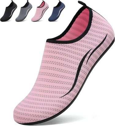 Чоботи для плавання унісекс: легкі, швидковисихаючі, для пляжу, басейну, серфінгу, йоги (36 EU, 2a Рожевий)