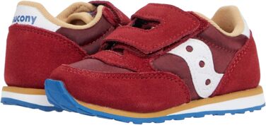 Детские кроссовки Saucony Baby Jazz H&L-K для первых шагов, 23.5 EU, красный, синий, светло-коричневый