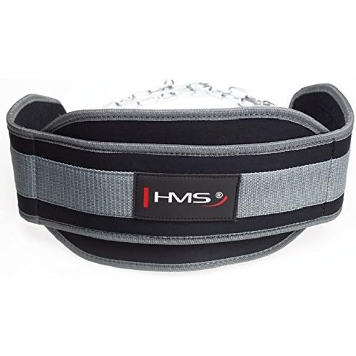 Пояс для діпів HMS, універсальний розмір, чорний/сірий, з ланцюгом