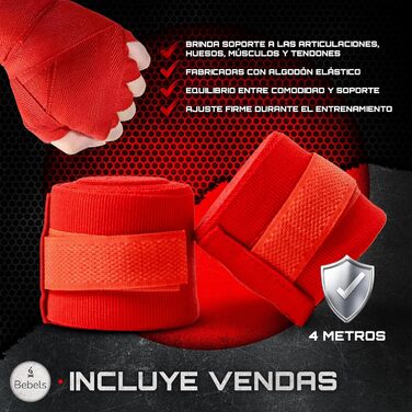 Боксерський шолом і боксерські бинти 4 м для чоловіків, дітей, MMA, кікбоксингу | Захисний шолом для боксу та тренувань