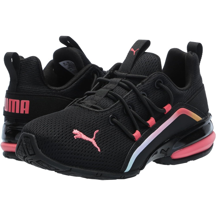 Дитячі кросівки PUMA Axelion Mesh (35 EU, Puma Black Loveable)