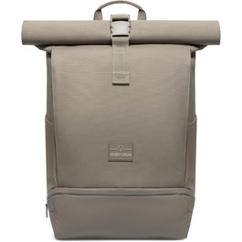 Рюкзак Johnny Urban Allen Medium сірий, ролтоп, 15 л, водостійкий, для ноутбука, універсальний для жінок і чоловіків, еко матеріали, для міста, бізнесу, університету, велосипеду