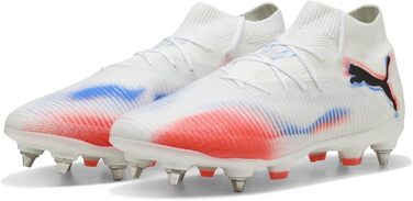 Кросівки футбольні PUMA Future 8 Pro Mxsg (41 EU) – Білий, Чорний, Червоний