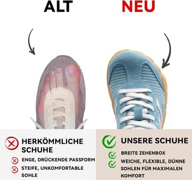 Босоніжні кросівки Retro Sneaker Unisex — легке мінімалістичне взуття для трейлу та прогулянок, дихаючі прогулянкові кросівки з протиковзанням, сині, 39 EU