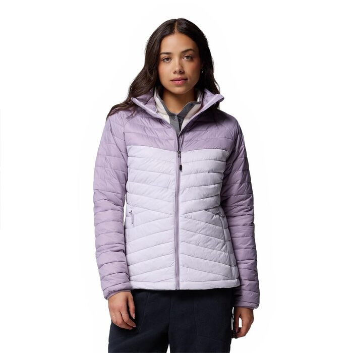Жіноча куртка-пуховик Columbia Powder Pa Jacket, колір Lavender Pearl / Shale Purple, розмір L