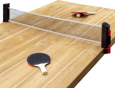 Портативний набір для настільного тенісу: 2 ракетки, 3 м'ячі, сітка, сумка для зберігання