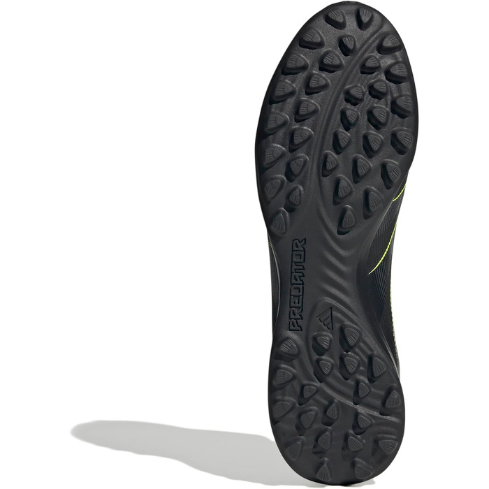 Футбольні бутси adidas Predator League J для газону (42 EU, чорний/карбон/лимонний)