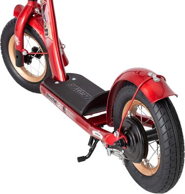 Дитячий самокат STAR SCOOTER з надувними колесами 10 дюймів для хлопчиків і дівчаток від 4 років, класичний трюковий самокат