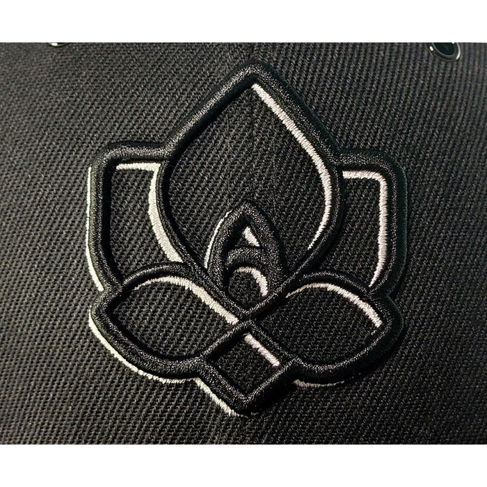 Кепка-снапбек Nebelkind Steini Der Keller унісекс, регульований розмір, чорно-сіра, стиль streetwear