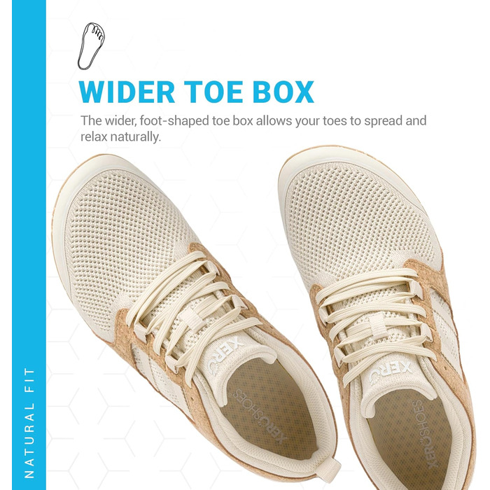 Xero Shoes Zelen: Еко-кросівки для бігу по дорогах (49.5 EU, Корковий)