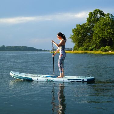 Надувна SUP-дошка FunWater SEA TURTLE для дорослих з аксесуарами: регульоване весло, насос, рюкзак, ремінець, водонепроникна сумка