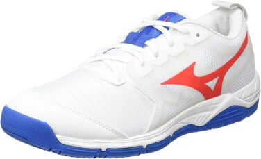 Волейбольне взуття Mizuno Wave Supersonic 2 для чоловіків, 42 EU, білий, Irred French Blue