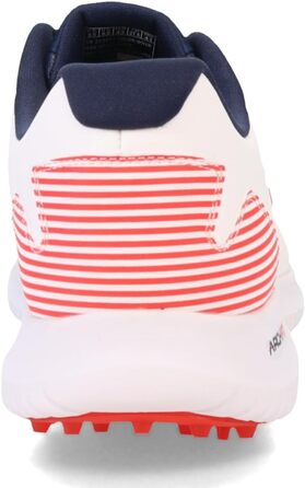 Гольф-взуття Skechers Max Fairway 3 Arch Fit для чоловіків без шипів (46.5 EU, Білий, Морська хвиля, Червоний)