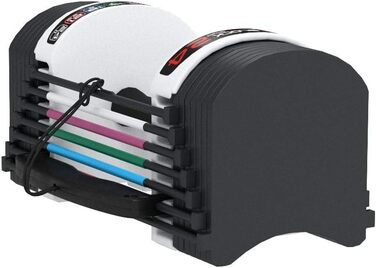 POWERBLOCK Sport 24 кг - чорні гантелі для занять спортом