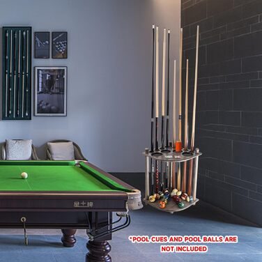 Стійка для більярдних київ GSE Games & Sports Expert Nur - 8 київ + аксесуари (сірий, щіткований)