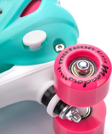 Роликові ковзани Meteor Retro Rollschuhe - стильні ролики 80-х для дітей та підлітків. Яскрава кольорова гамма, регульований розмір 39-41. Quad Skate, Inline Skates, MEADOW