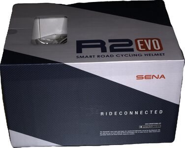Велосипедний шолом Sena R2 EVO Mesh Intercom для дорослих, матовий чорний, розмір M, розумний, для дороги