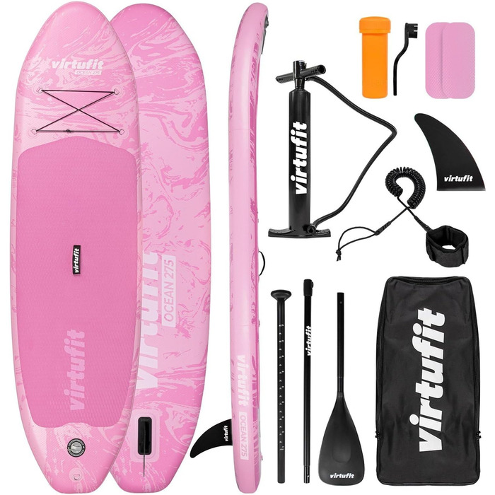 Дошка для сапбордингу VirtuFit Supboard Compact/Ocean/Cruiser/Yoga/Voyager/Racer/Surfer з аксесуарами і сумкою