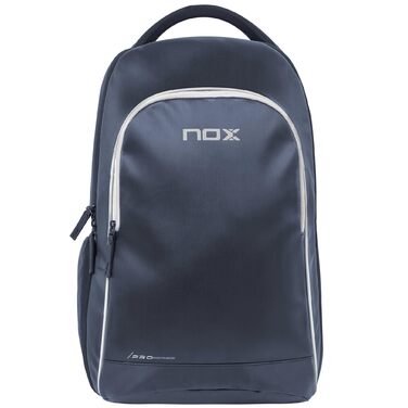 Рюкзак для падел-тенісу NOX Pro Series 28л: захист ракетки, ноутбука, вентильоване відділення для взуття, зручні лямки (Синій)