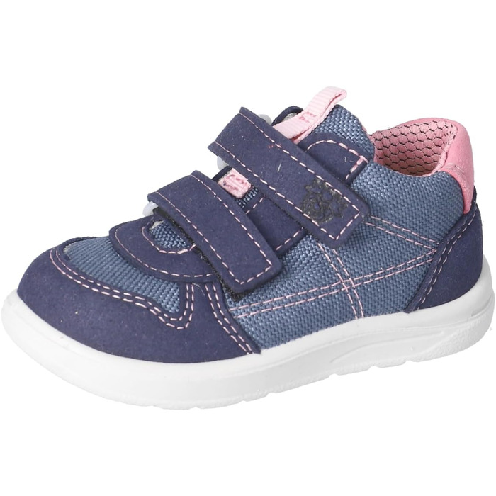 Черевики RICOSTA для дівчаток та хлопчиків SAM, дитячі черевики для перших кроків, ширина: середня, знімна устілка, веганські (24 EU, Ozean Nebel Rosa 140)