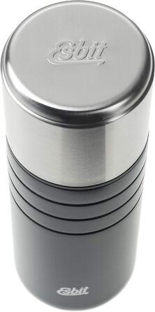 Термос Esbit Majoris з нержавіючої сталі, 1 л+, BPA-free, чорний і срібний, для дому, офісу та подорожей